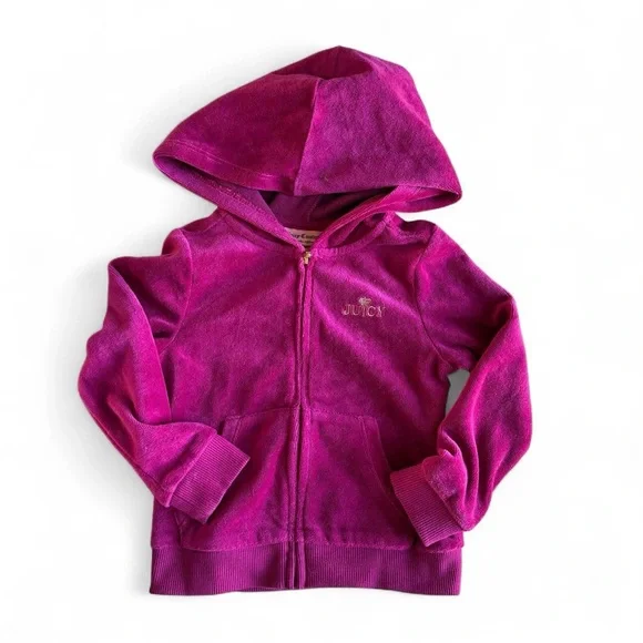 Juicy Couture Kids Fuchsia Hoodie - Picture 1 of 4
